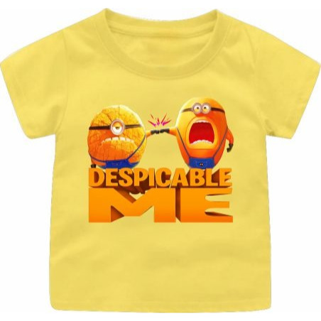 Baju kaos Anak Despicable Me 4 Minion Duo Cowok/Cewek 1-12TAHUN/REMAJA/DEWASA S-7XL