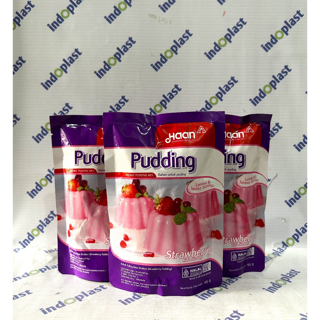 

Haan Pudding Strawberry 145gr Haan Pudding strawberry 145g Haan Pudding Mix Pouch strawberry 145gr