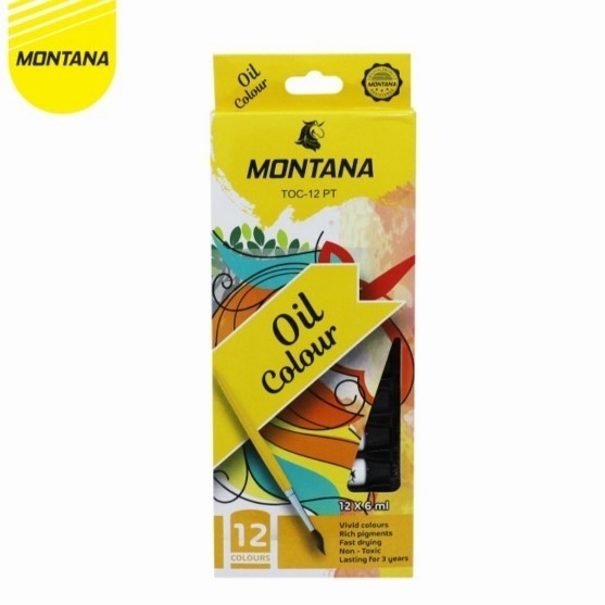

CAT MINYAK MERK MONTANA 12WARNA 6ML OIL COLOURING