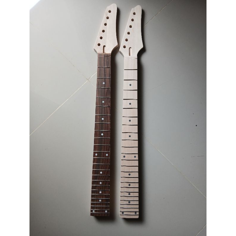 neck ibanez az unfinised  mentahan maple 24 fret hard maple