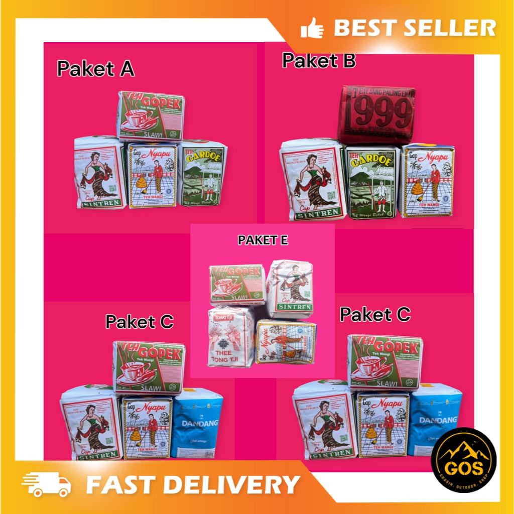 

JUAL TEH TUBRUK PAKETAN KHAS SOLO WEDANGAN ANGKRINGAN isi 4 PCS