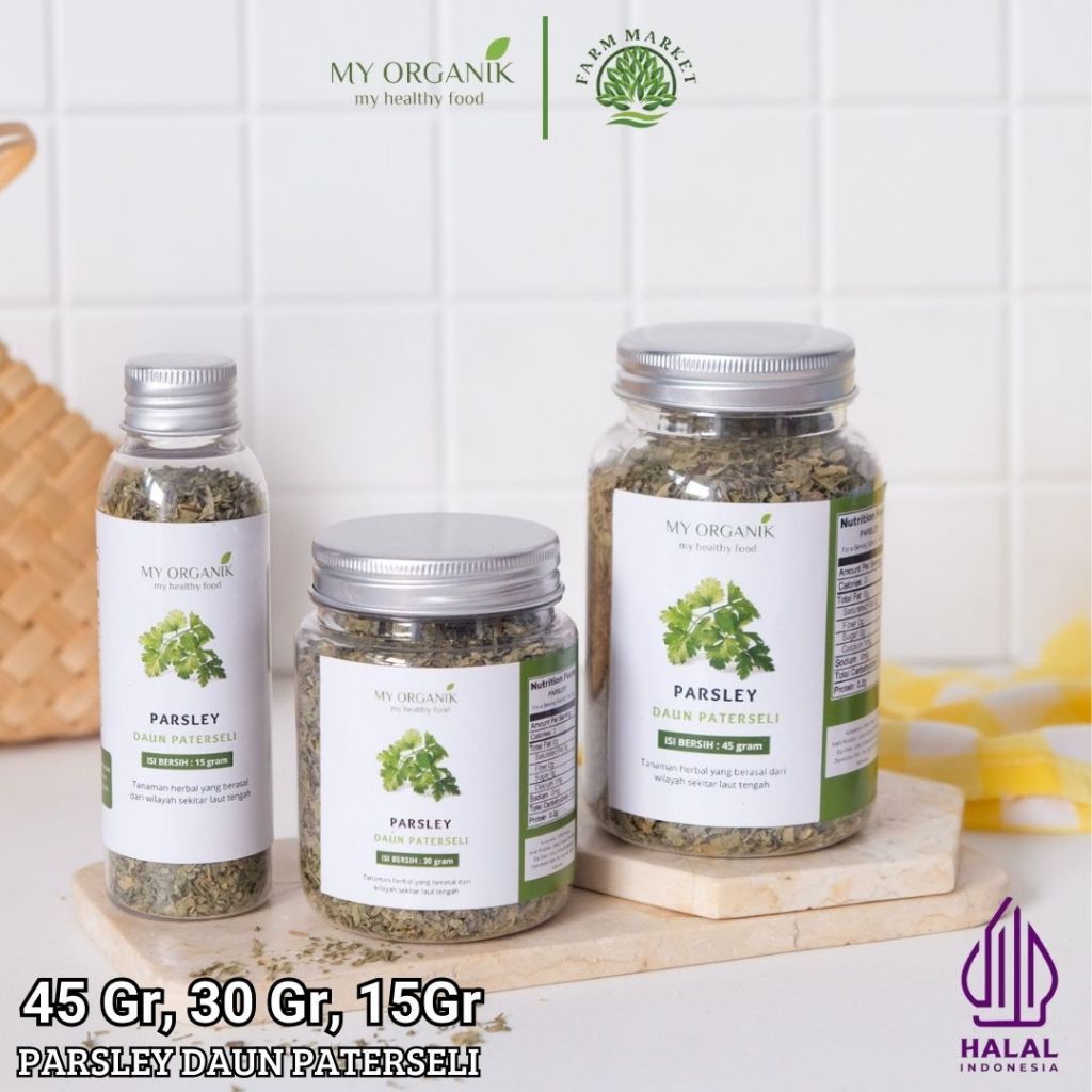 

My Organik Dried Parsley Flakes Parsley Kering Parsley Flakes Daun Peterseli 30 detoksifikasi tubuh