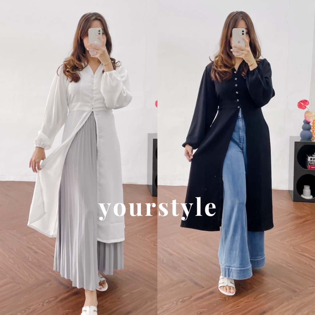 Kayana dress, kayana outer, outer kasual, dress outer, outfit wanita terbaru
