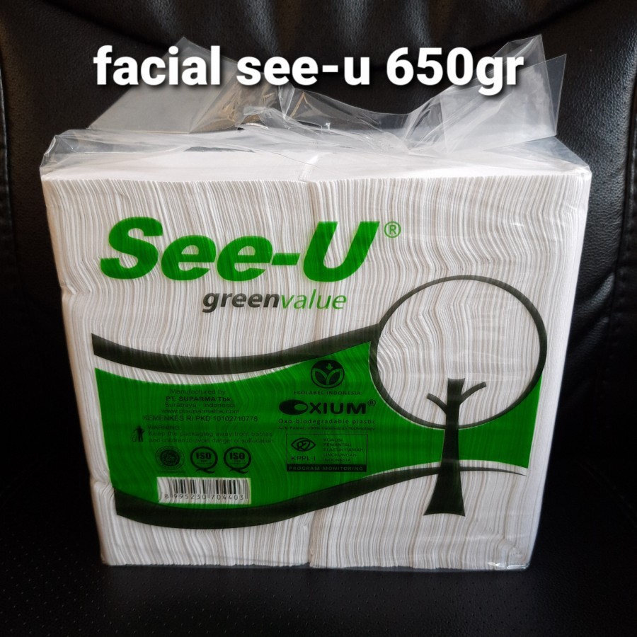 tisu tissu tissue facial see u see-u 650gr/classic DUS-AN