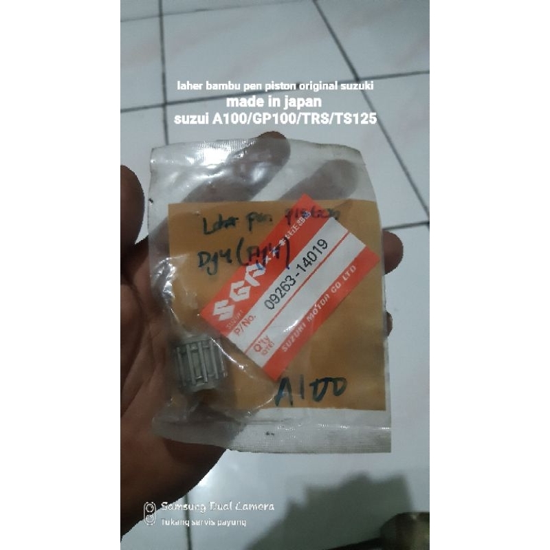 laher bambu pen piston original japan 100% suzuki a100/gp100/ts/trs