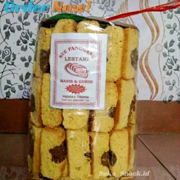 

Roti Kering Renyah/Bolu Lestari Gurih Manis Super Renyah 500g