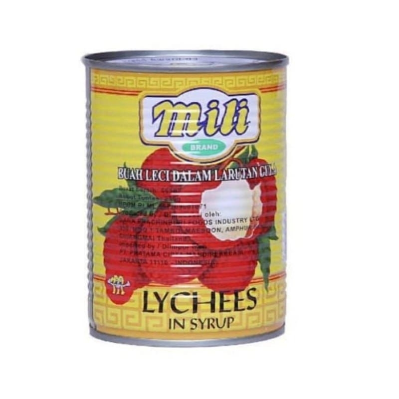 

MILI Lychee In Syrup 565gr / Leci Kaleng