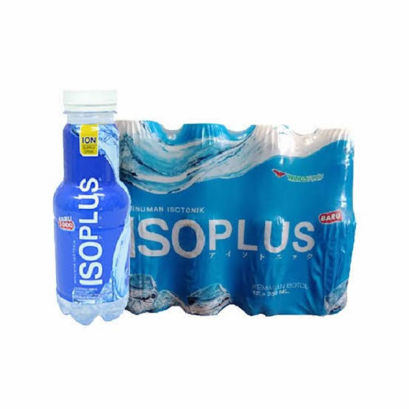 

MINUMAN ISOTONIK ISOPLUS KEMASAN BOTOL 350 ML 1 PAK ISI 12 BOTOL