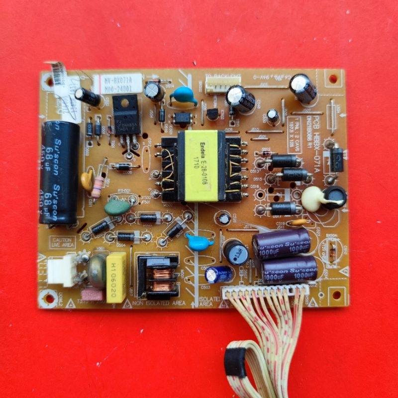 psu power suplay regulator tv POLYTRON PLD 24T811/TY PLD24T811/TY