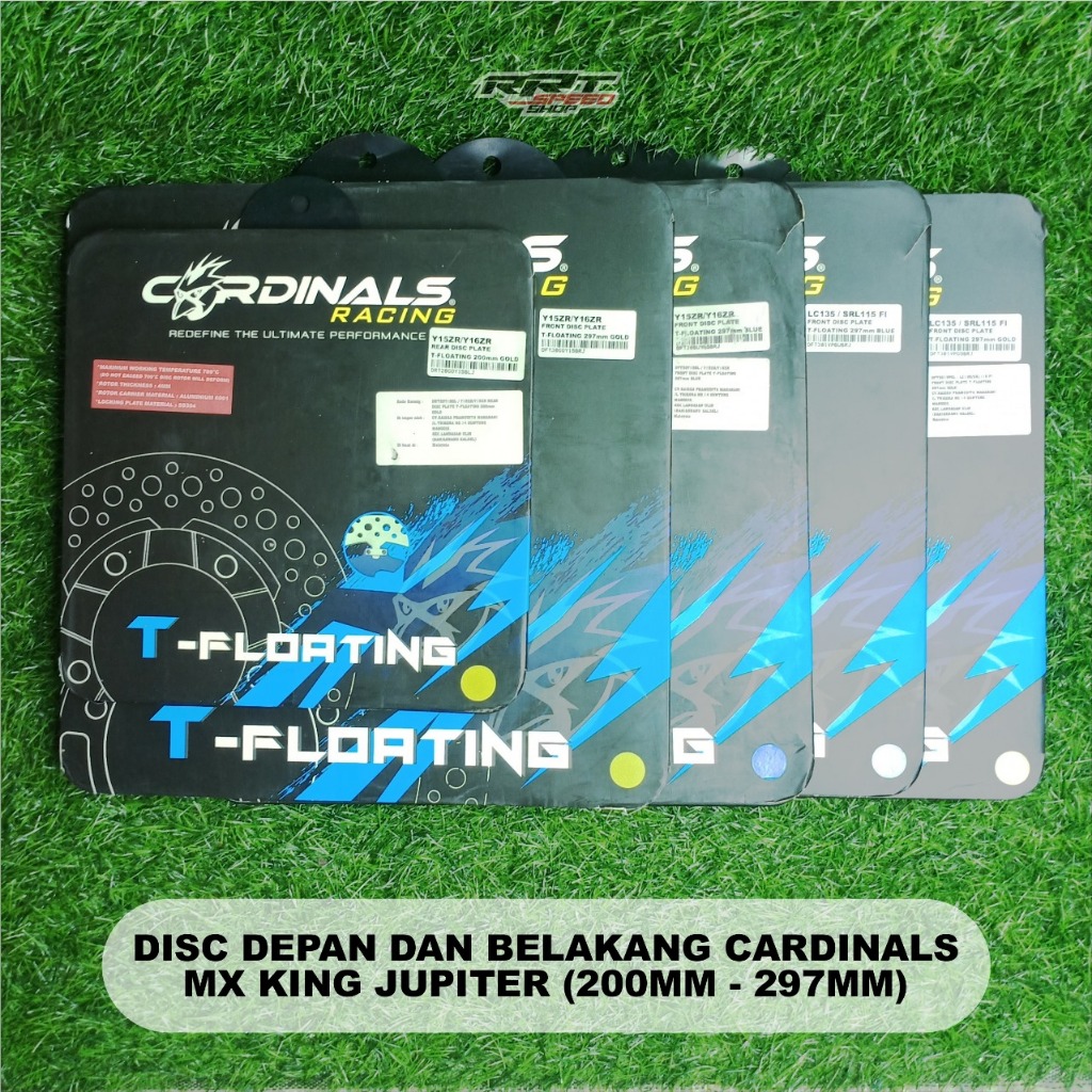 DISC DEPAN DAN BELAKANG CARDINALS MX KING JUPITER 297MM 242MM 220MM 200MM