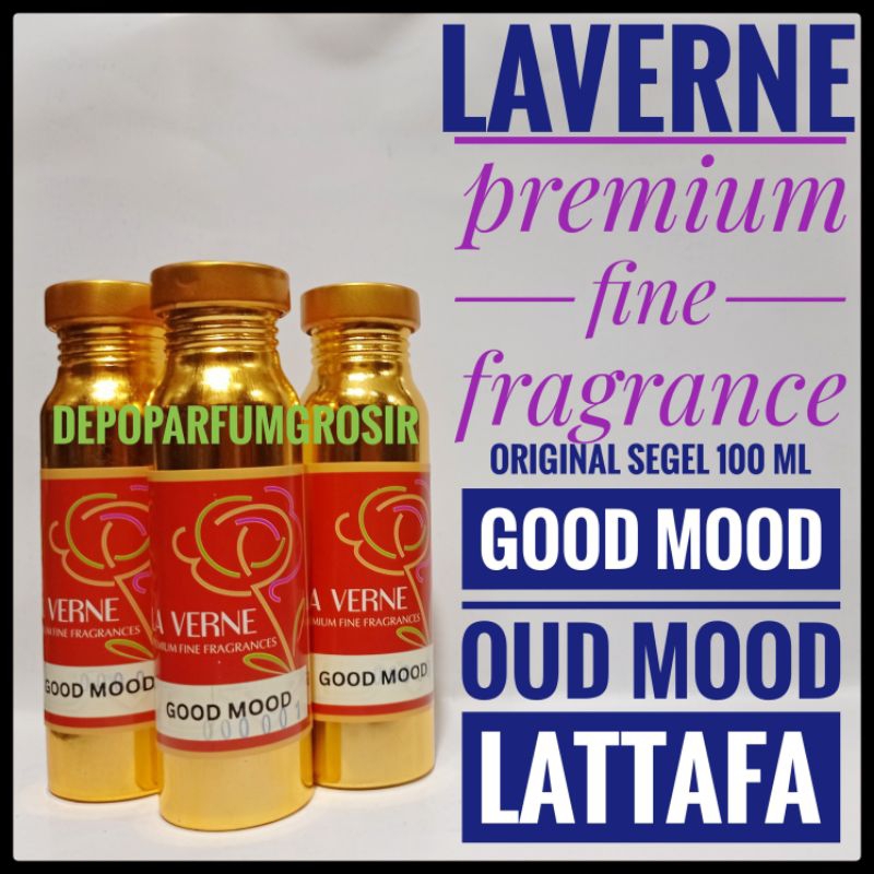 BIBIT PARFUM MURNI GOOD MOOD OUD MOOD BY LAVERNE SEGEL
