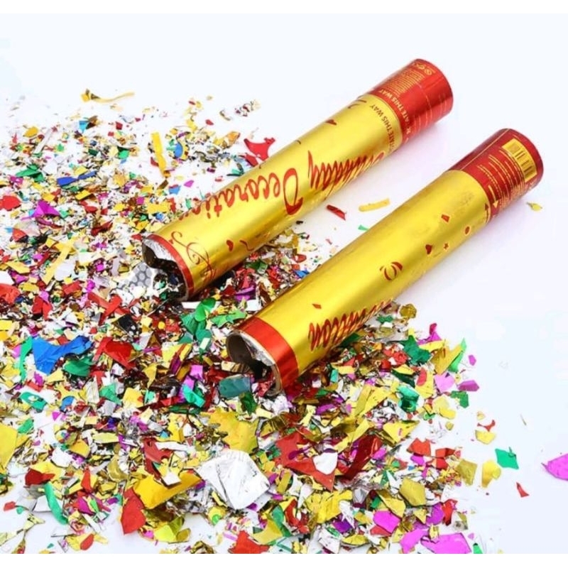 Party Popper Confetti CONFETTI Party Popper Popper Party Semburan Kertas Pesta Ulang Tahun Konfeti C