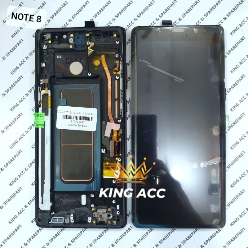 LCD TOUCHSCREEN FRAME SAMSUNG GALAXY NOTE 8 / N950 OLED SMALL