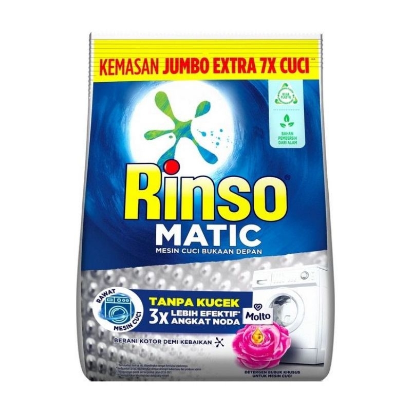RINSO MATIC DETERJEN BUBUK 1,8 KG- RINSO BUBUK MEDAN - KUUSTORE