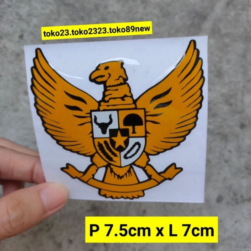 

stiker cutting gambar garuda stiker simbol