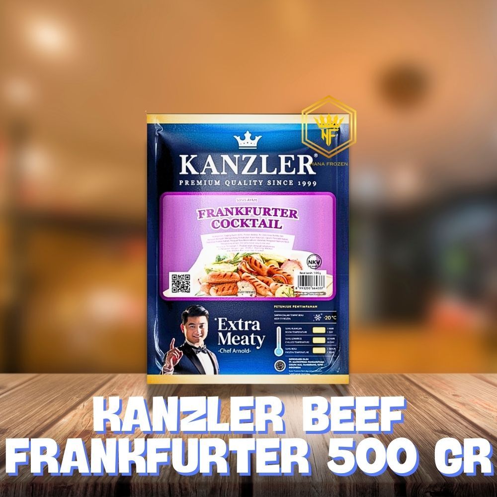 

KANZLER BEEF FRANKFURTER 500 GR