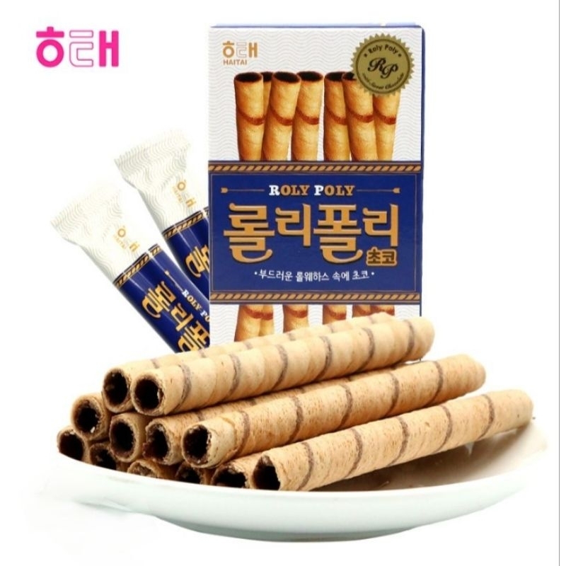 

Haitai Rolly poly chocolate 62gram Made in korea