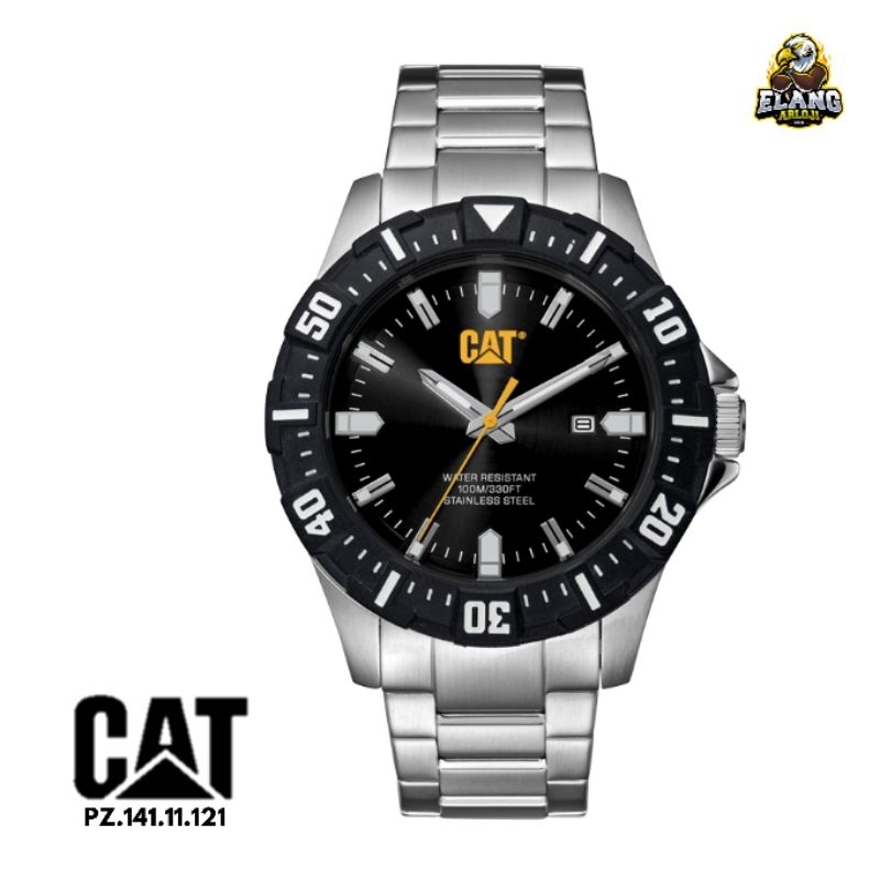 JAM TANGAN PRIA CATERPILLAR PZ.141.11.121 STAINLESS STEEL ORIGINAL