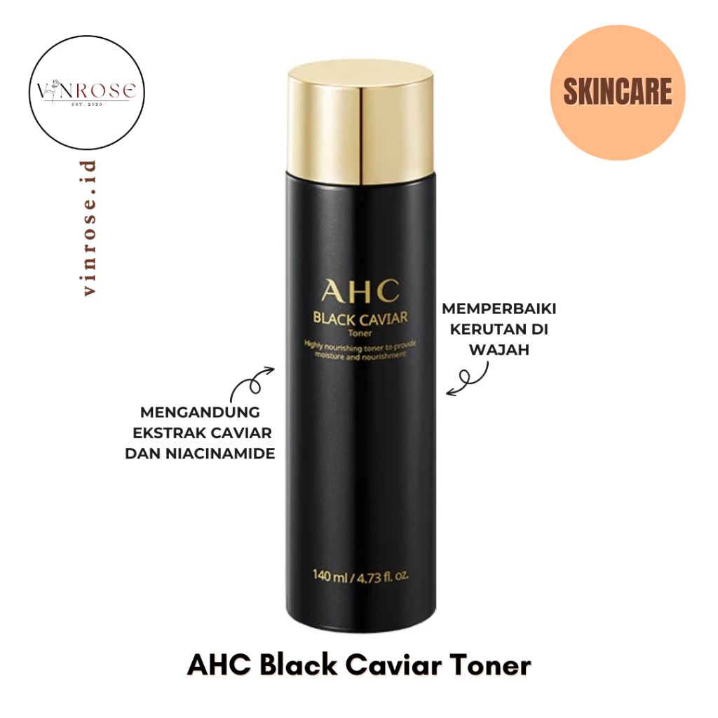 AHC Black Caviar Toner Korea Skincare Toner