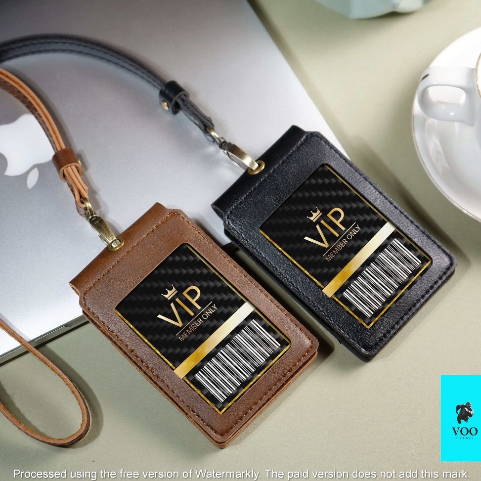 

name tag kulit magnet 1 sisi dan 2 sisigantungan id cardlanyard pu leatherlanyard id card magnetaksesoris kantorperlengkapan kantor KODE S2N1