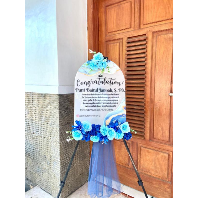 PAKET USAHA PAPAN AKRILIK WISUDA SEMPRO WEDDING