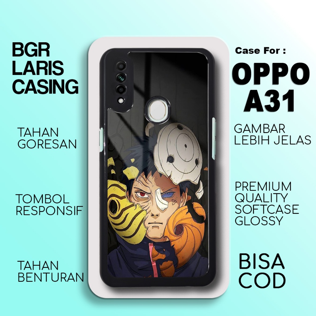 Casing Oppo A31 Terbaru Naruto Baru Case Oppo A31 Termurah Hardcase Softcase Glossy Kesing Terlaris