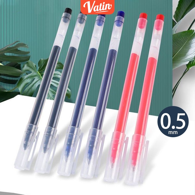 

Gel Pen Pulpen Gel Kapasitas tinggi Warna Hitam/Biru 0.5mm-Vatin_Shop