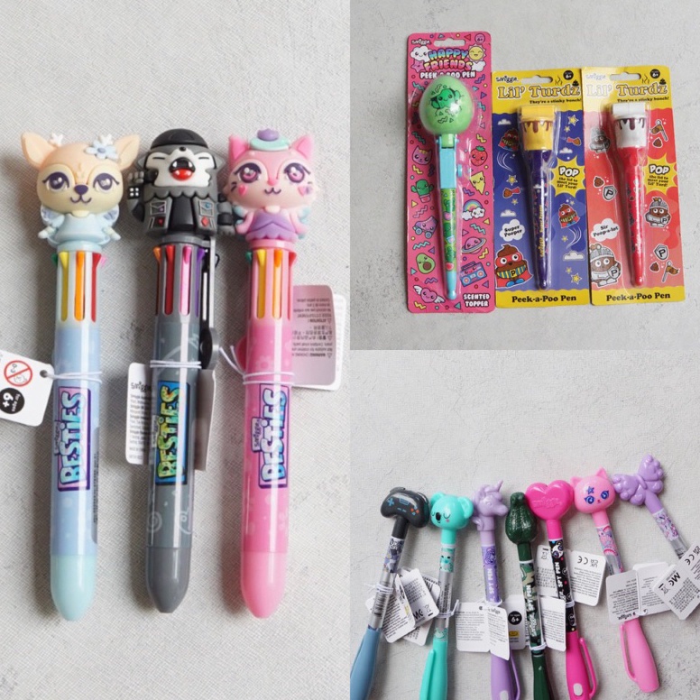 

KODE Y3E4 Smiggle Happy Friends Peekaboo Pen Hi There Spy Marker alat tulis pulpen spidol senter anak sekolah