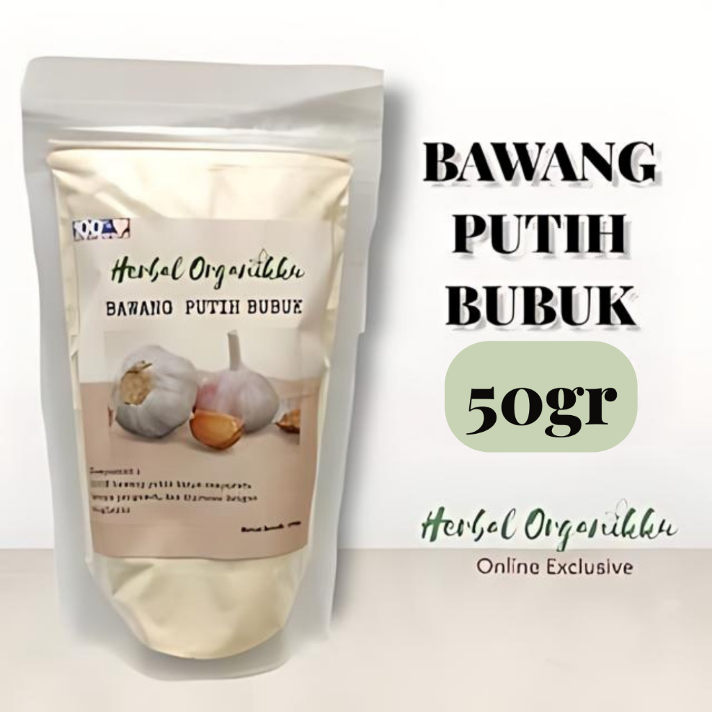 

Bawang Putih Bubuk 25 & 50gr | Garlic Powder Aroma Super Strong