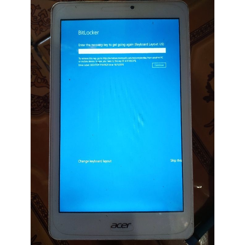 lcd acer iconia tab 8 w w1-810
