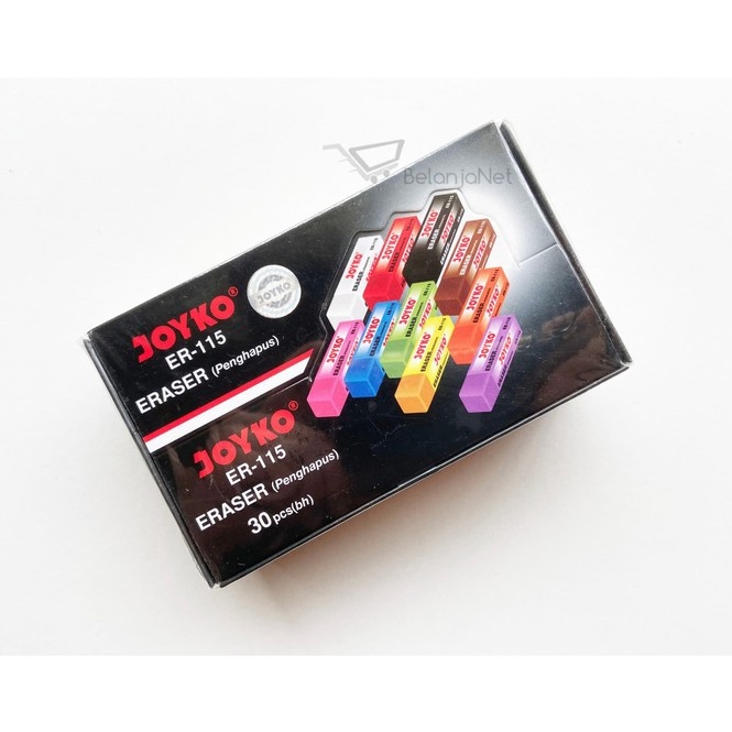 

Eraser Penghapus Joyko Warna Warni Colorful ER115 3 PCS KODE D4G3