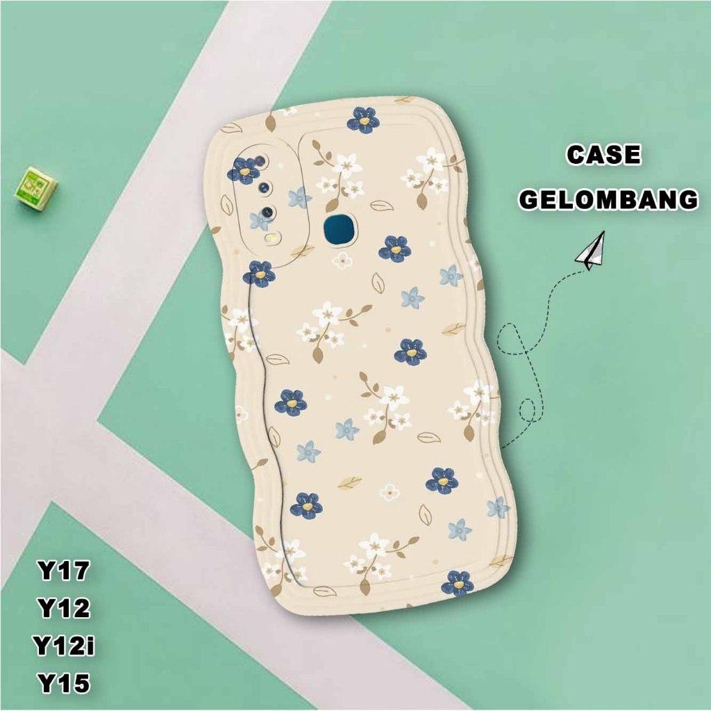 Softase Gelombang  Vivo Y17- Vivo Y12 - Vivo y12i - Vivo Y15  Casing Hp - Gelombang Vivo Y17- Vivo Y