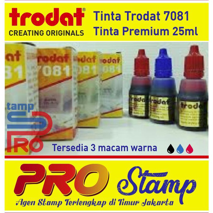 

KODE L8J7 Tinta Stempel Waterproof Tinta Permanen Tahan Air TRODAT 78125ml