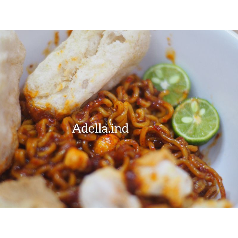 

mie goreng mercon sambal matah