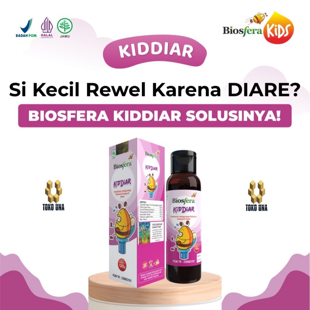 

Madu Diare Mencret Anak Kiddiar Biosfera Kids Original 120gram