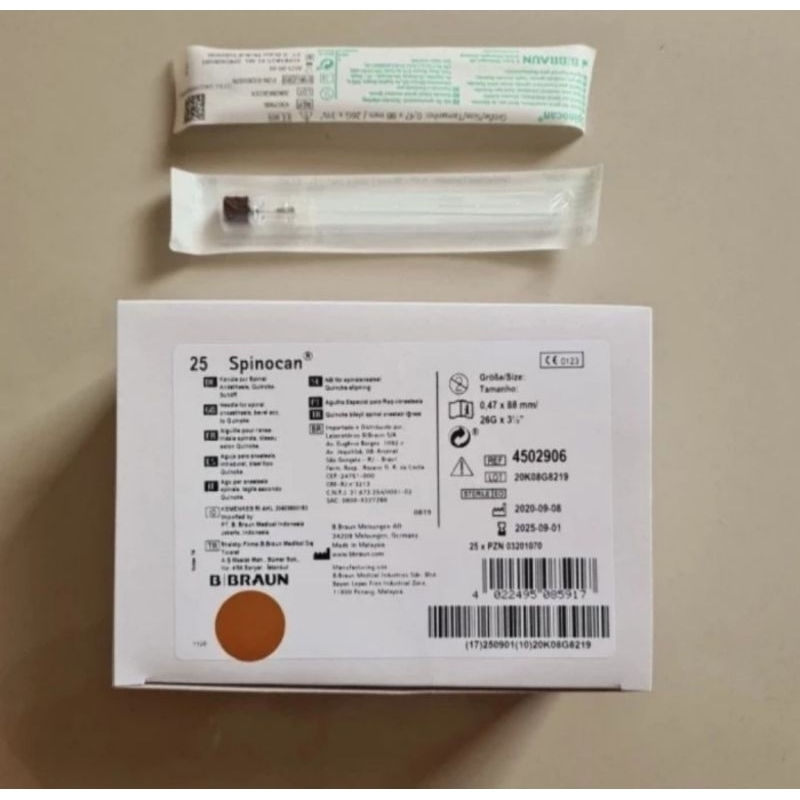 Spinocan 26G BBRAUN / Spinocan 26G / Spinal Needle 26G BBRAUN