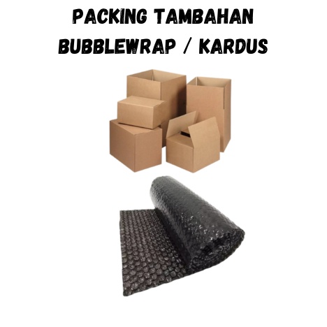 

KHUSUS TAMBAHAN EXTRA BUBBLE WRAP BUBBLEWRAP KARDUS AGAR LEBIH AMAN