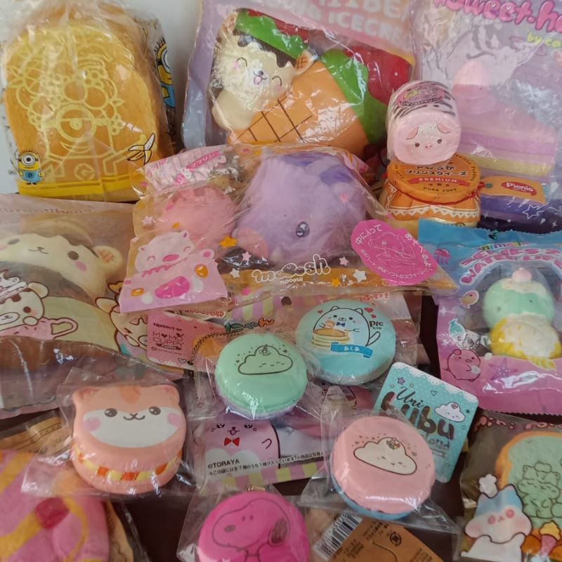 Squishy licensed preloved murah (punimaru, yb, cdn, poli, dll)