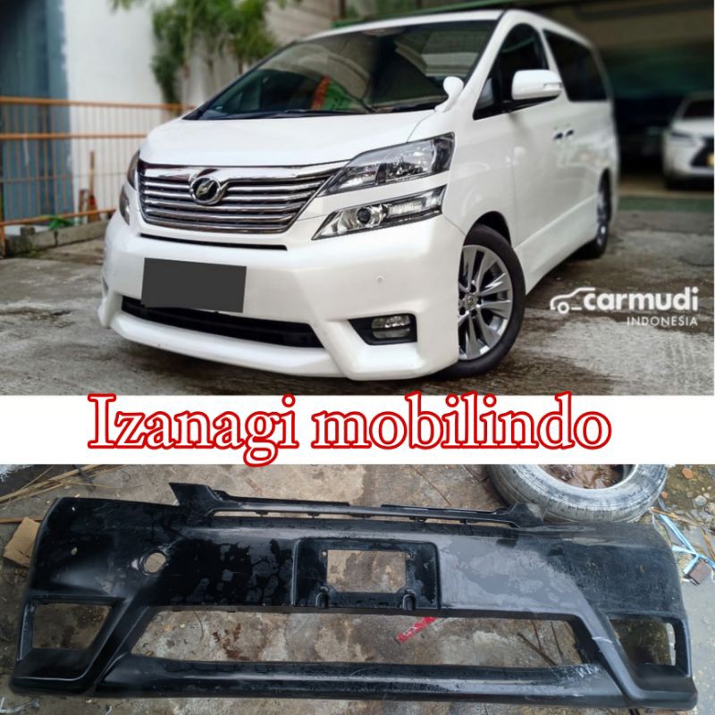bemper depan Toyota Vellfire tahun 2010
