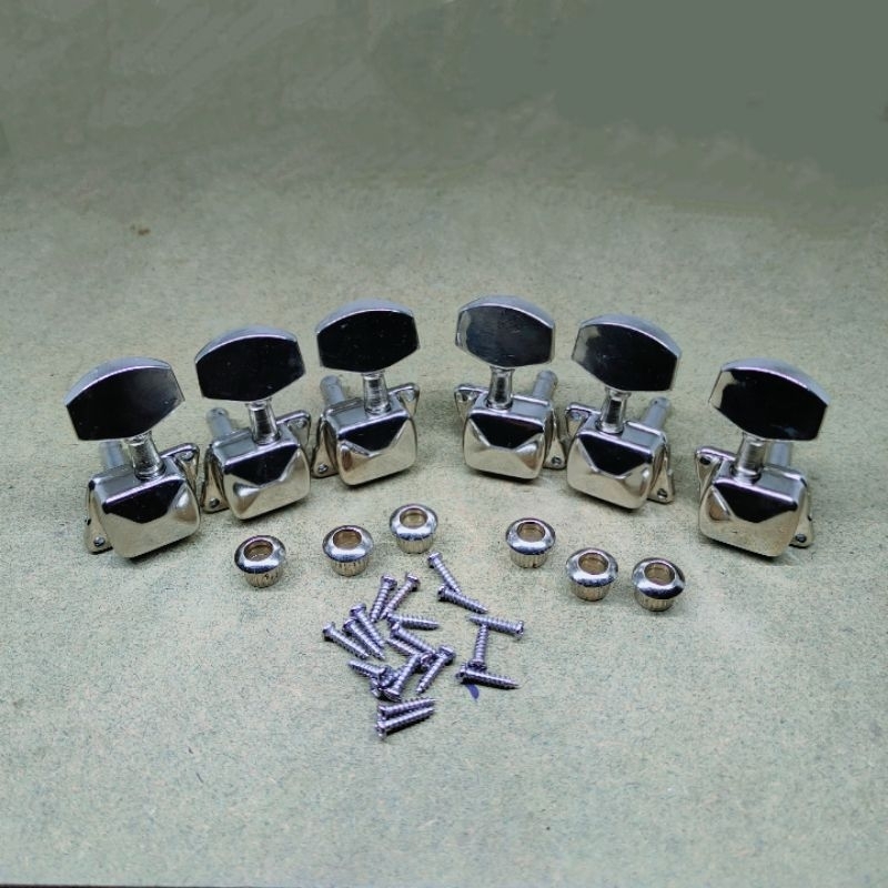 Dryer Tuning Machine Puteran Senar Gitar akustik Kaleng 3 R 3 L original
