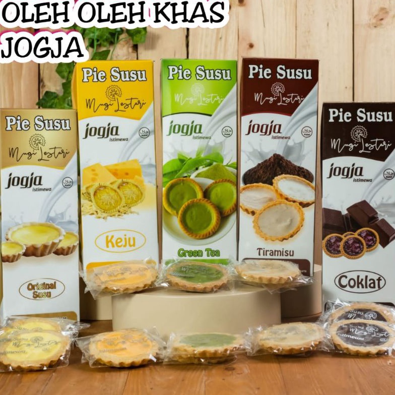

TERBUKTI PIE SUSU MUGI LESTARI OLEH OLEH KHAS JOGJA VARIAN COKELAT ORIGINAL TIRAMISU KEJU GREEN TEA