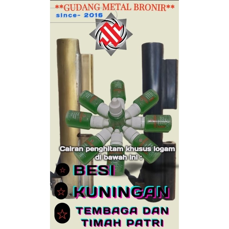 Terbukti  asli ss metal bronir 15ml
