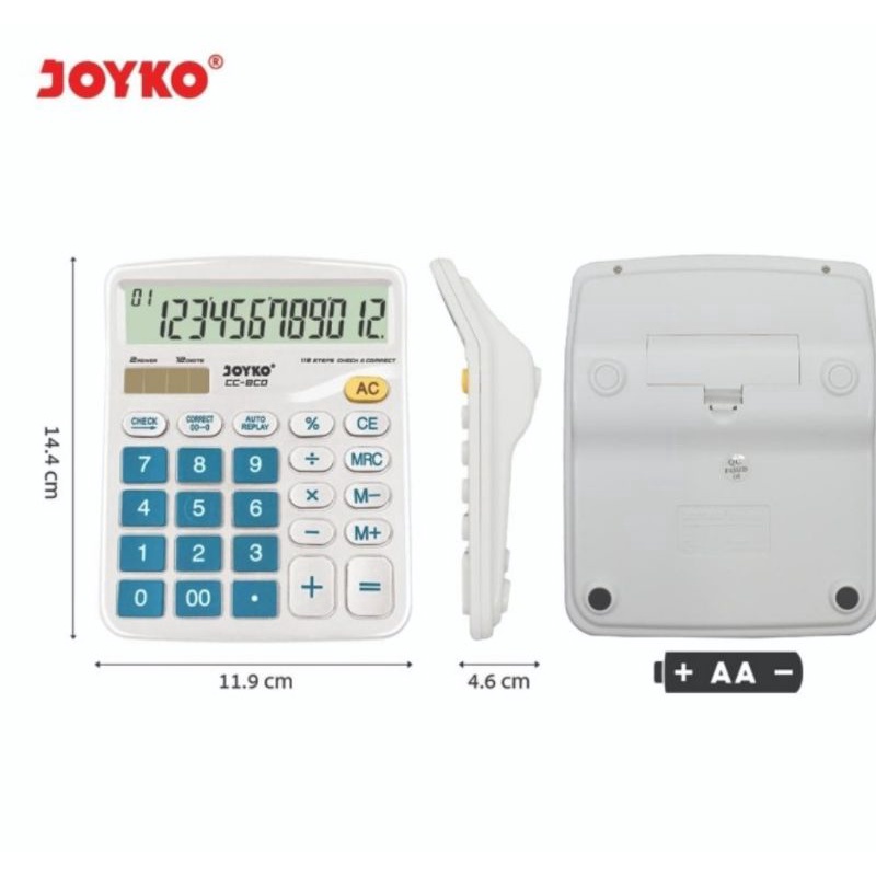 

HEBOH JOYKO CC8CO Check Correct Calculator Kalkulator Bisa Cek Ulang CC8CO