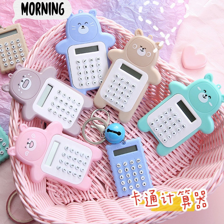 

Tertarik EG Kalkulator Mini Lucu Calculator Portabel Motif Pola Beruang 8 Digit Tombol Karet Alat Tulis Kreatif SiswaEghrerr