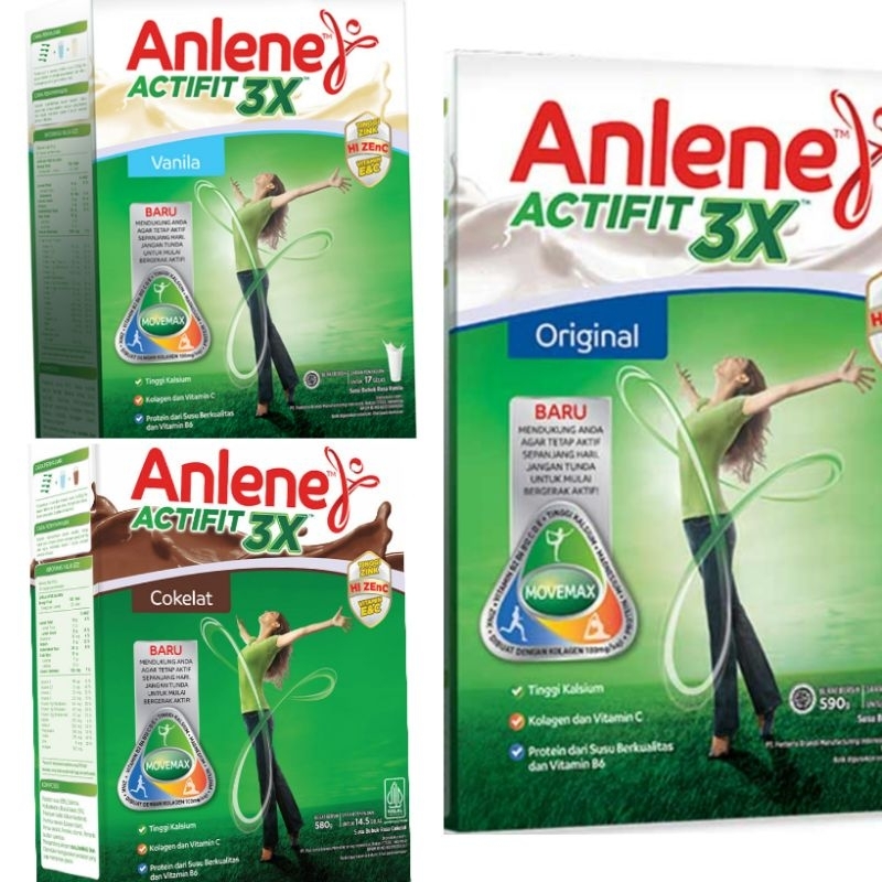 

Anlene actifit vanila original cokelat 590 gram