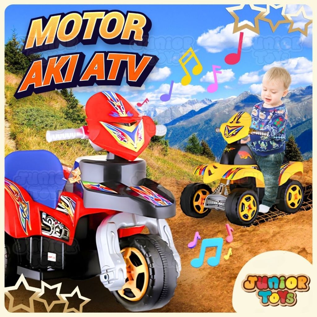Promo Motor Aki Anak Atv Mainan Bisa Dinaiki Electric Car Ride On Toys
