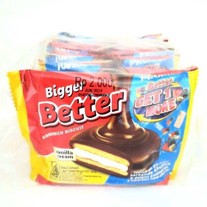 

TERBUKTI Biskuit Sandwich Better Renceng isi 1 sachet MURAH SNACK 2AN