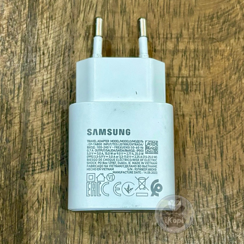 wall charger adaptor samsung 25W 25 watt PD Adapter SUPER FAST CHARGING USB-C TYPE C S10 s20 s21 s22