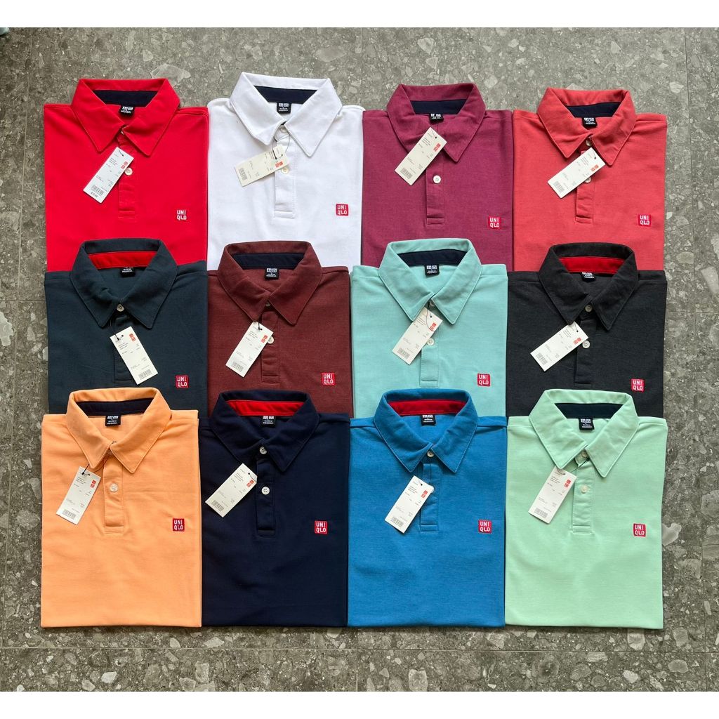 Kaos Polo Pria Kaos Kerah Uniqlo