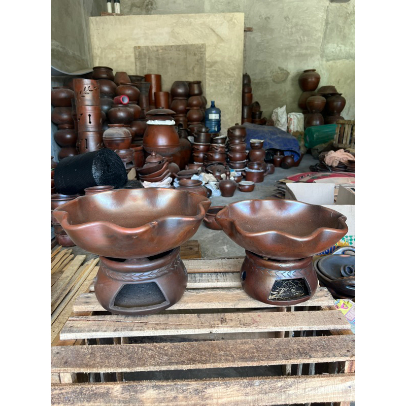 SAJIAN PRASMANAN PIRING LEKUK SET TUNGKU